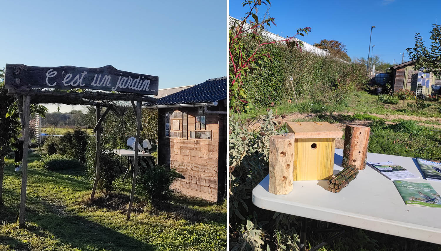 Inauguration d'un Refuge LPO Établissement « C'est un Jardin »