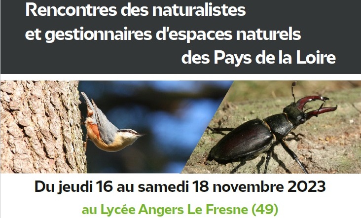 Rencontres des naturalistes et gestionnaires d’espaces naturels 2023