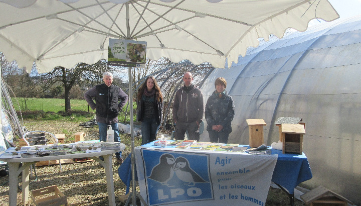 La LPO Bretagne, invitée à la Ferme des Millefeuilles (35)