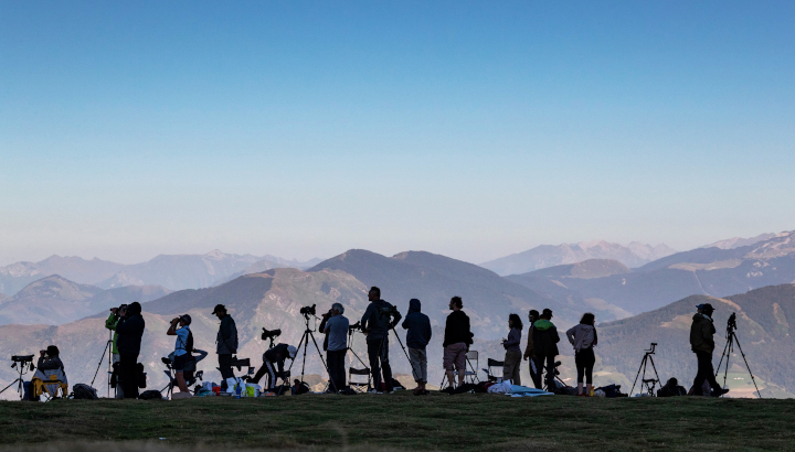 Recenser les oiseaux migrateurs sur le Col d'Organbidexka